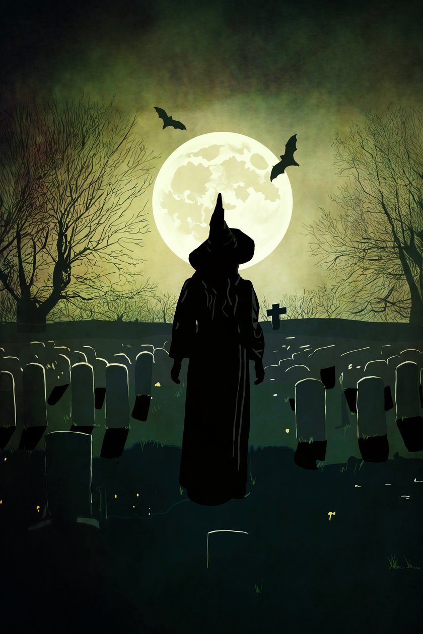 Witchy Moon, 2022 (digitaalinen) tekijältä Roberta Murray