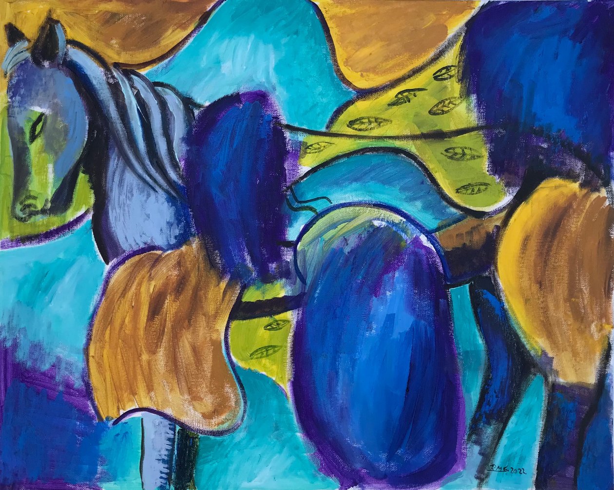 Hevonen luonnossa, n. 2022 tekijältä Roberto Munguia