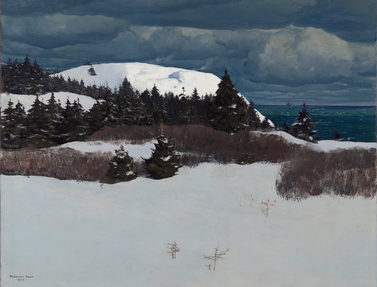 Mainen rannikko tekijältä Rockwell Kent