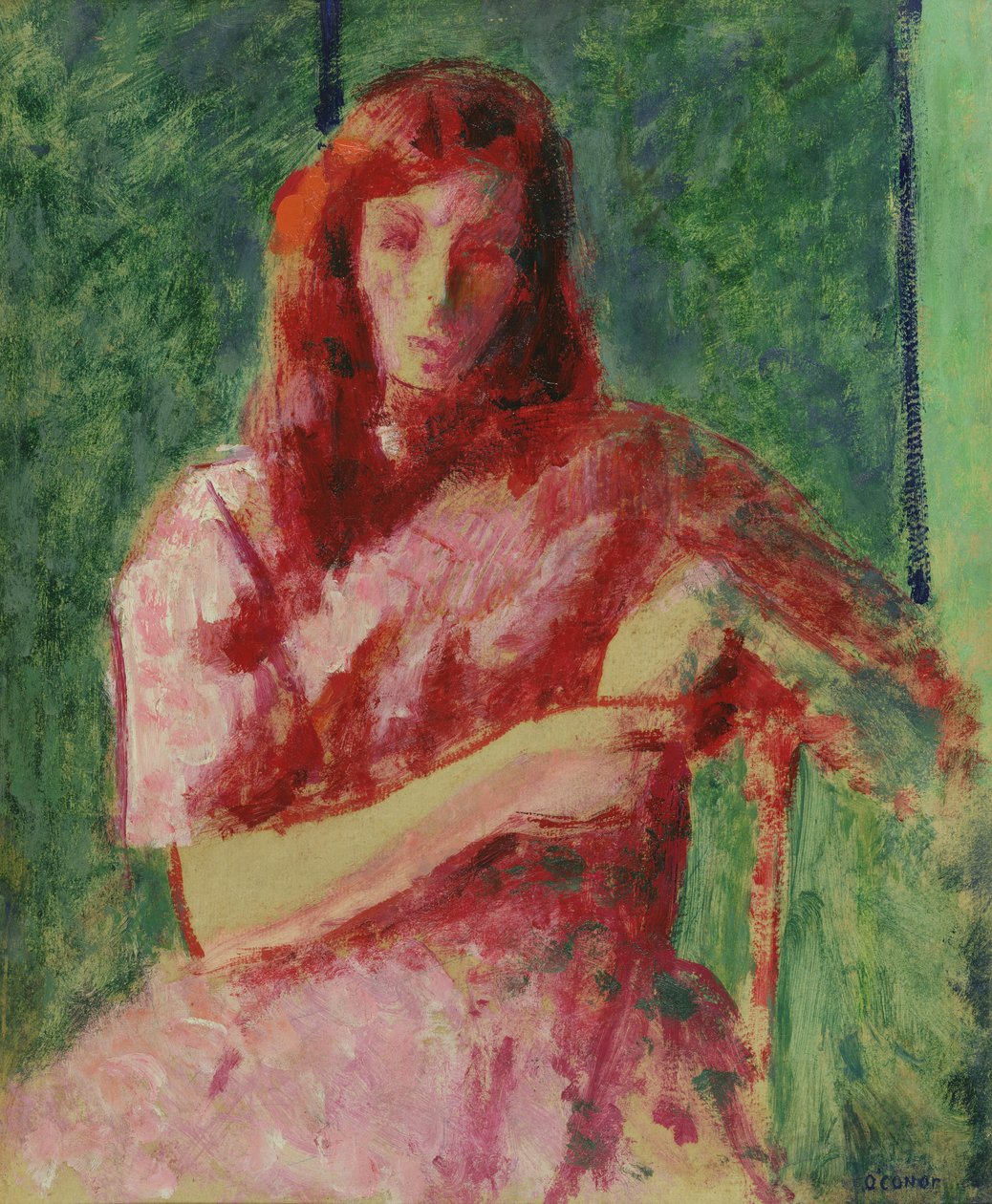 Surullinen nuori tyttö (The Red Lady) tekijältä Roderic OConor