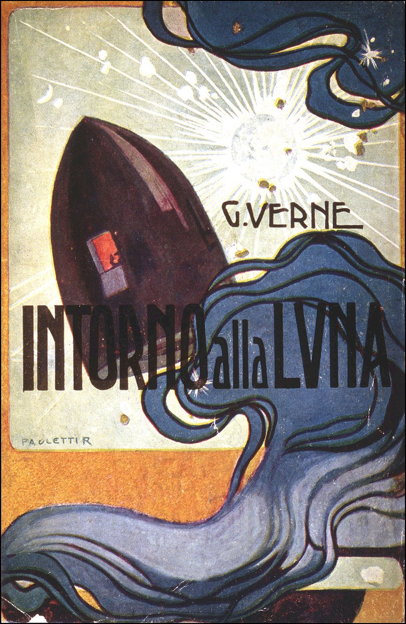 Peite. sairas. Jules Vernen teoksessa Intorno alla luna (Maasta kuuhun). tekijältä Rodolfo Paoletti