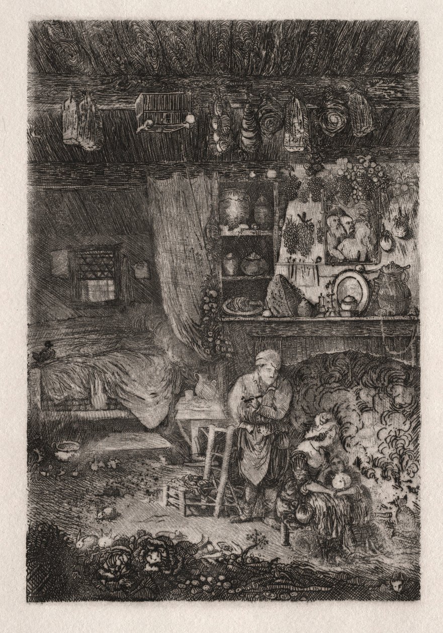 Flanderin sisustus, 1856-66. tekijältä Rodolphe Bresdin