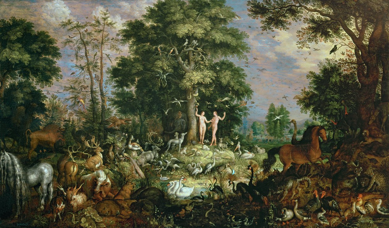 Eedenin puutarha tekijältä Roelandt Jacobsz. Savery