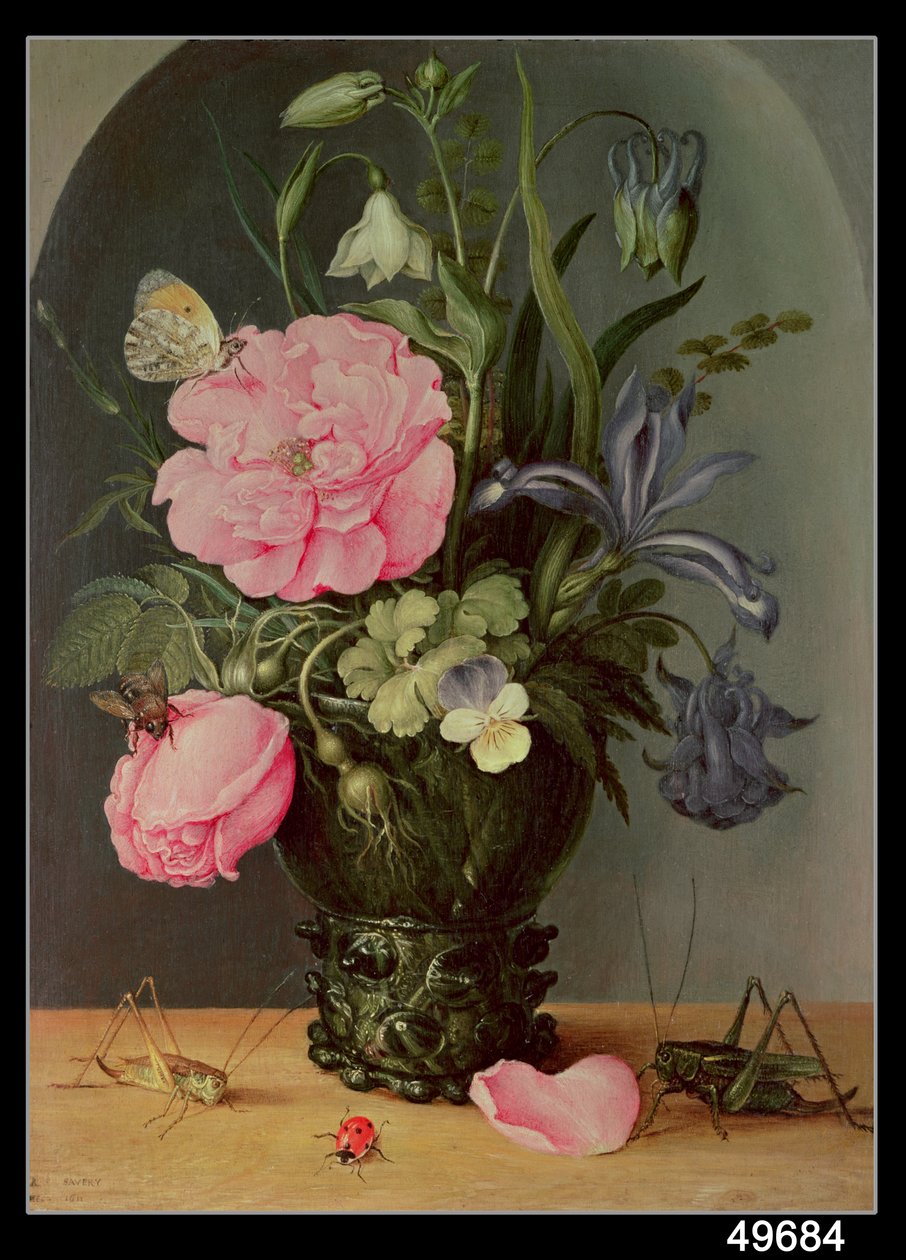 Asetelma, 1611 tekijältä Roelandt Jacobsz. Savery