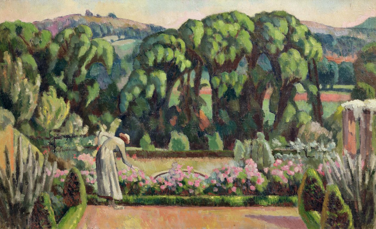 Taiteilijan puutarha Durbinsissa, n. 1915 tekijältä Roger Eliot Fry