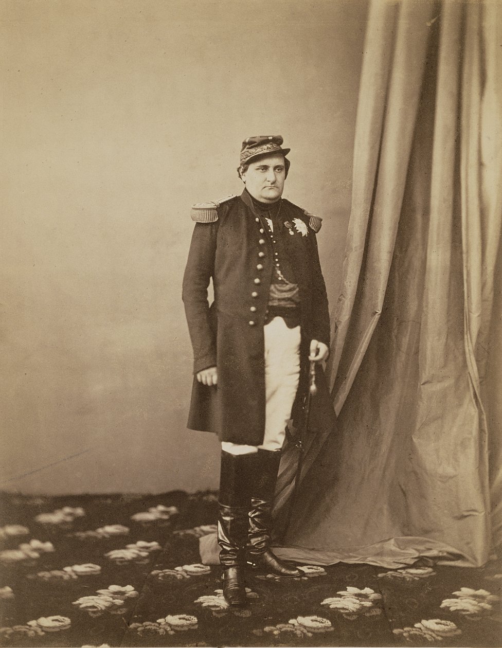Napoleon-Joseph-Charles-Paul (1822-91) Prinssi Napoleon, 1855 (seepiakuva) tekijältä Roger Fenton