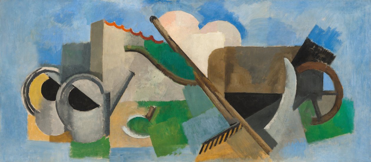 Kastelukannu (tunnukset: Puutarha) tekijältä Roger de La Fresnaye