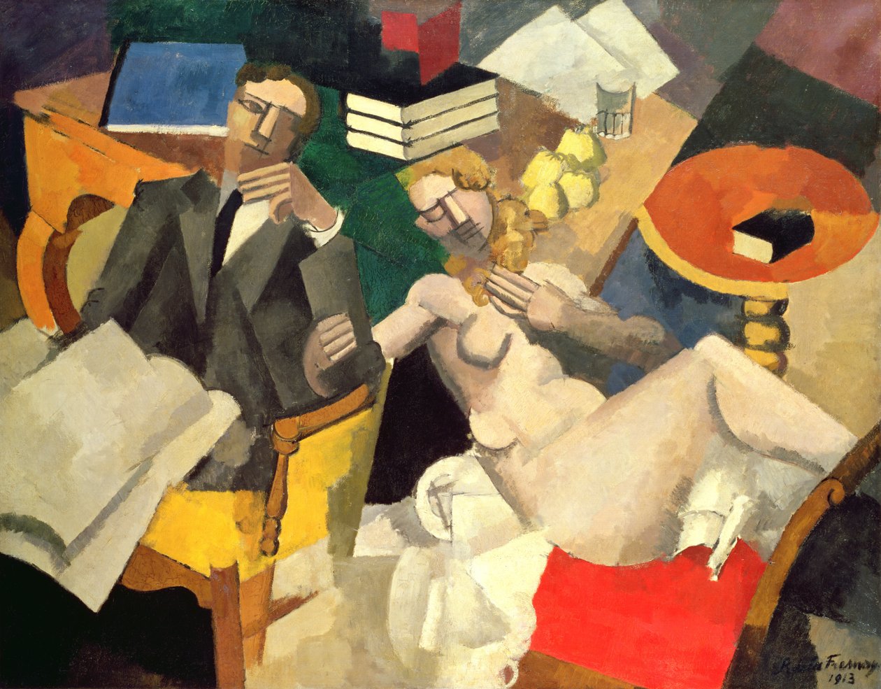 Avioelämä, 1913 tekijältä Roger de La Fresnaye