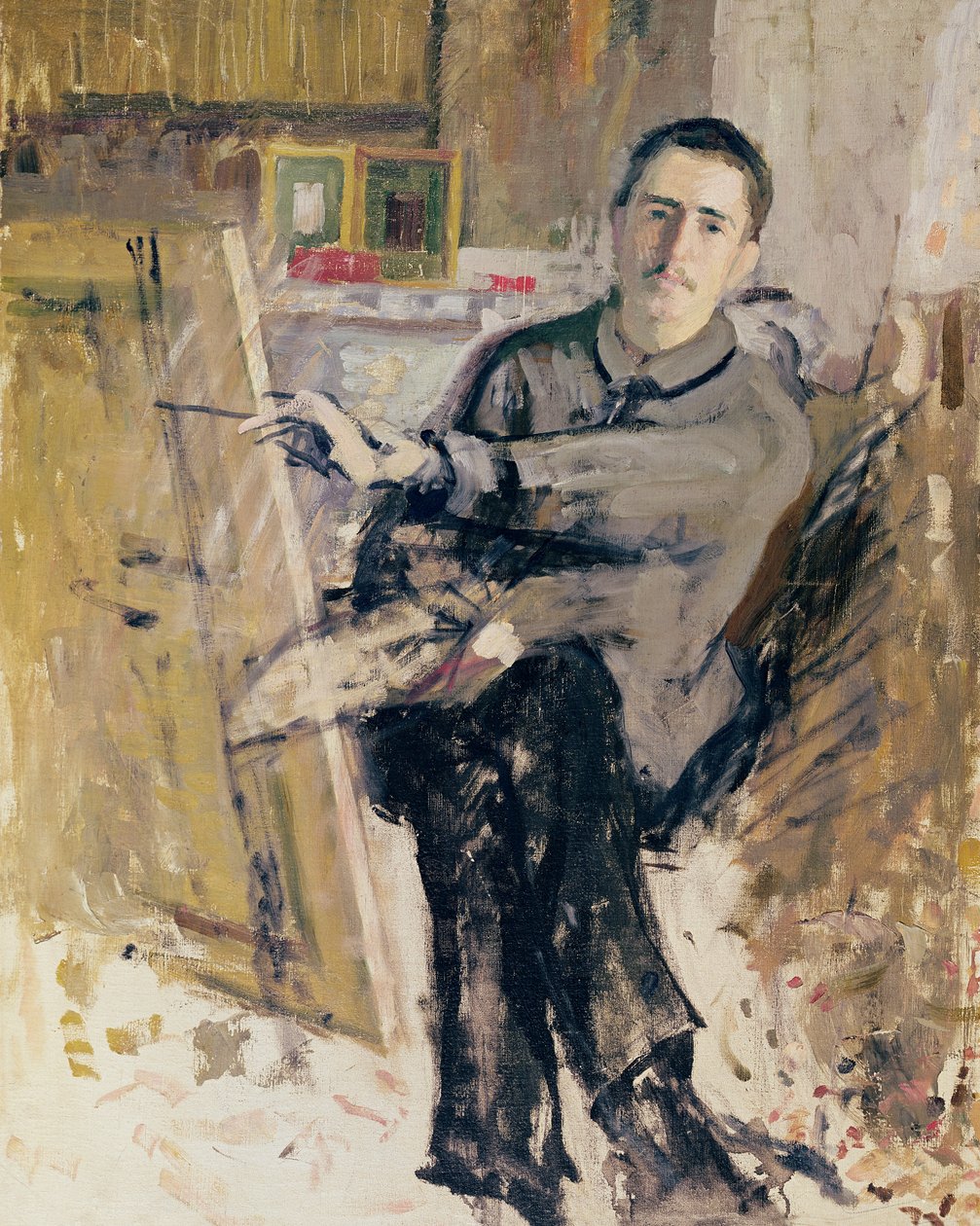 Omakuva, n. 1907-08 tekijältä Roger de La Fresnaye