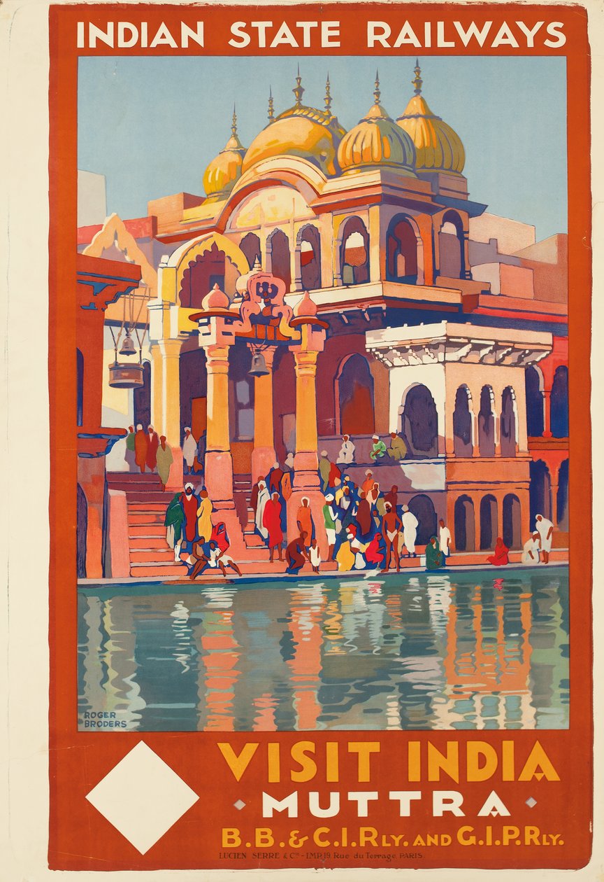 Visit India, Muttra tekijältä Roger Broders