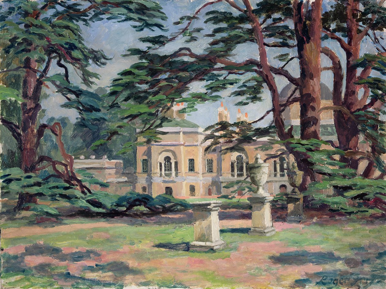 Chiswick House (öljy kankaalle) tekijältä Roger Eliot Fry