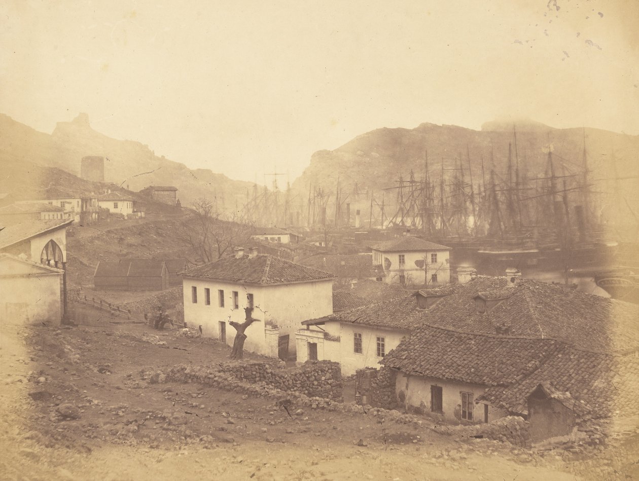 Balaklava, merelle päin katsottuna. tekijältä Roger Fenton