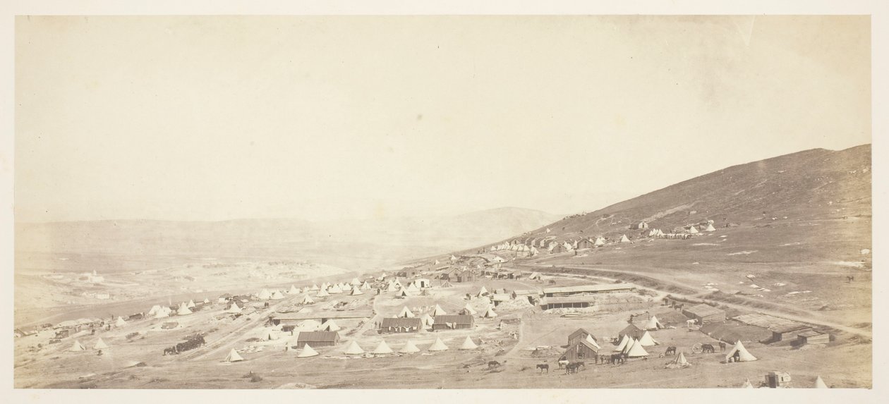 4. kevyen jalkaväkirykmentin leiri, upseerin asuintilat tekijältä Roger Fenton
