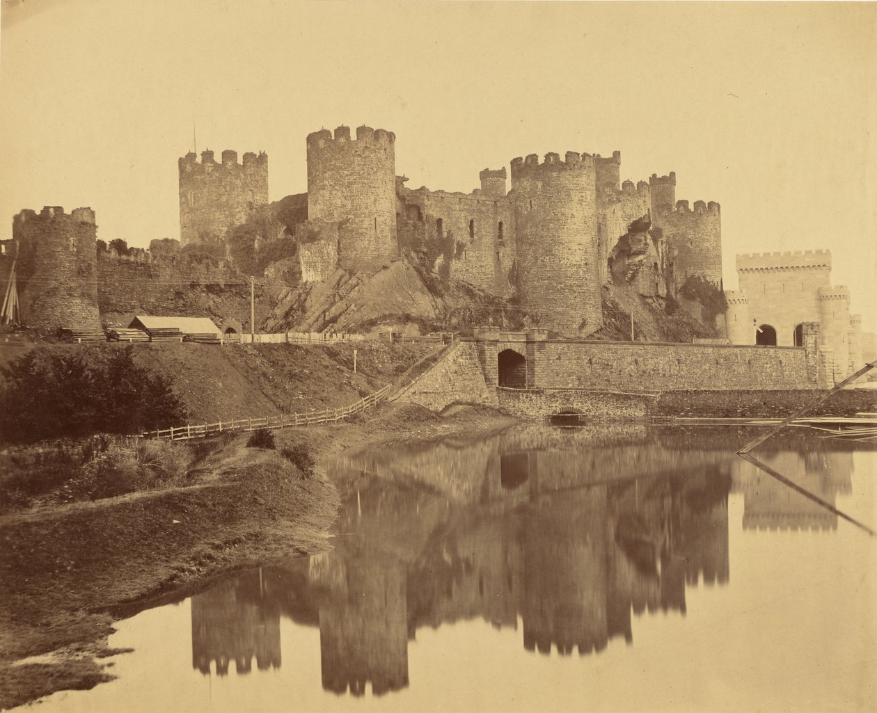 Conwayn linna, Pohjois-Wales tekijältä Roger Fenton