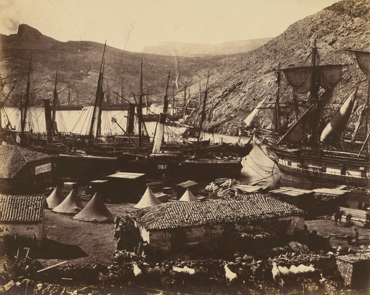 Cossack Bay, Balaklava. tekijältä Roger Fenton