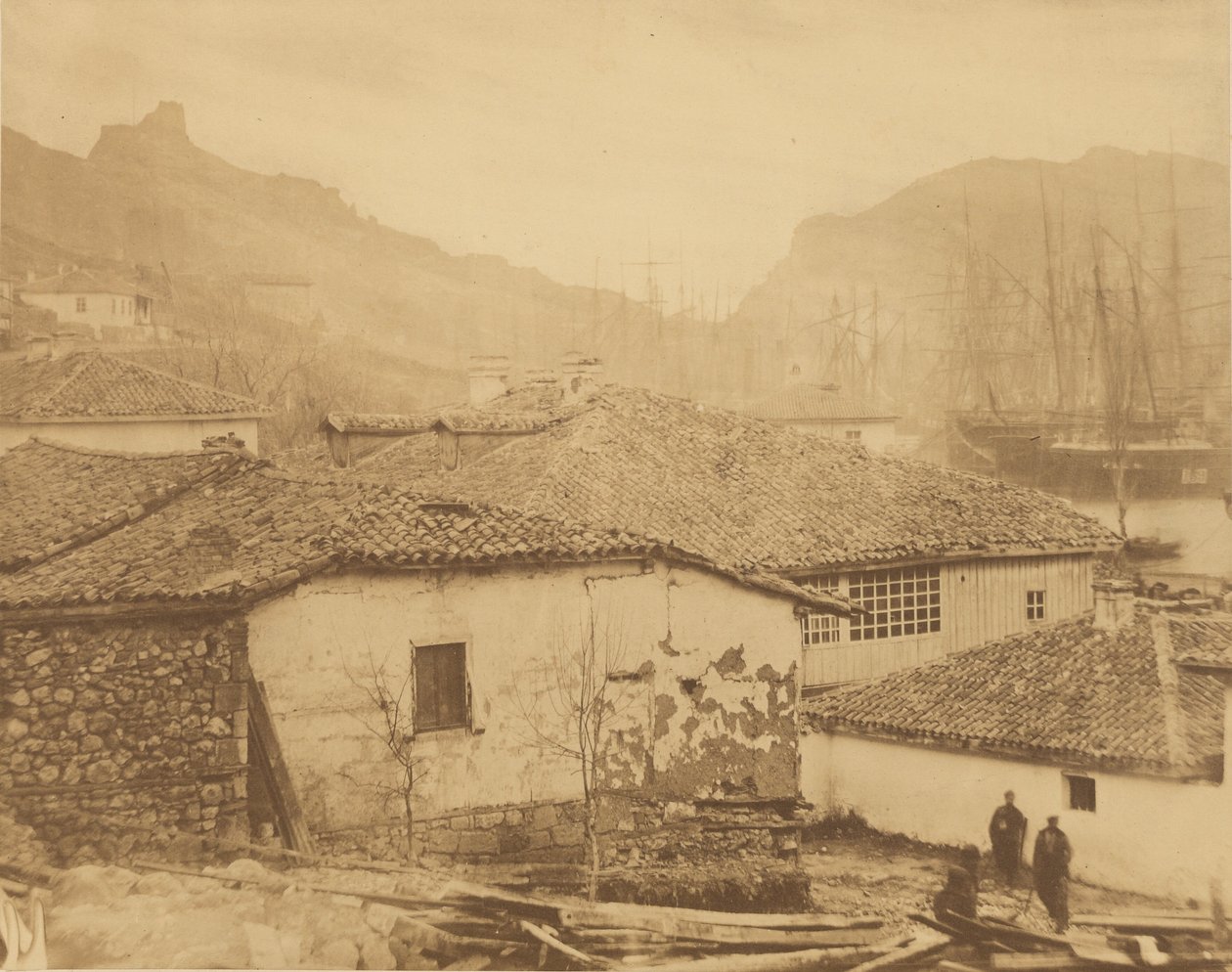 Mökit Balaklavassa tekijältä Roger Fenton