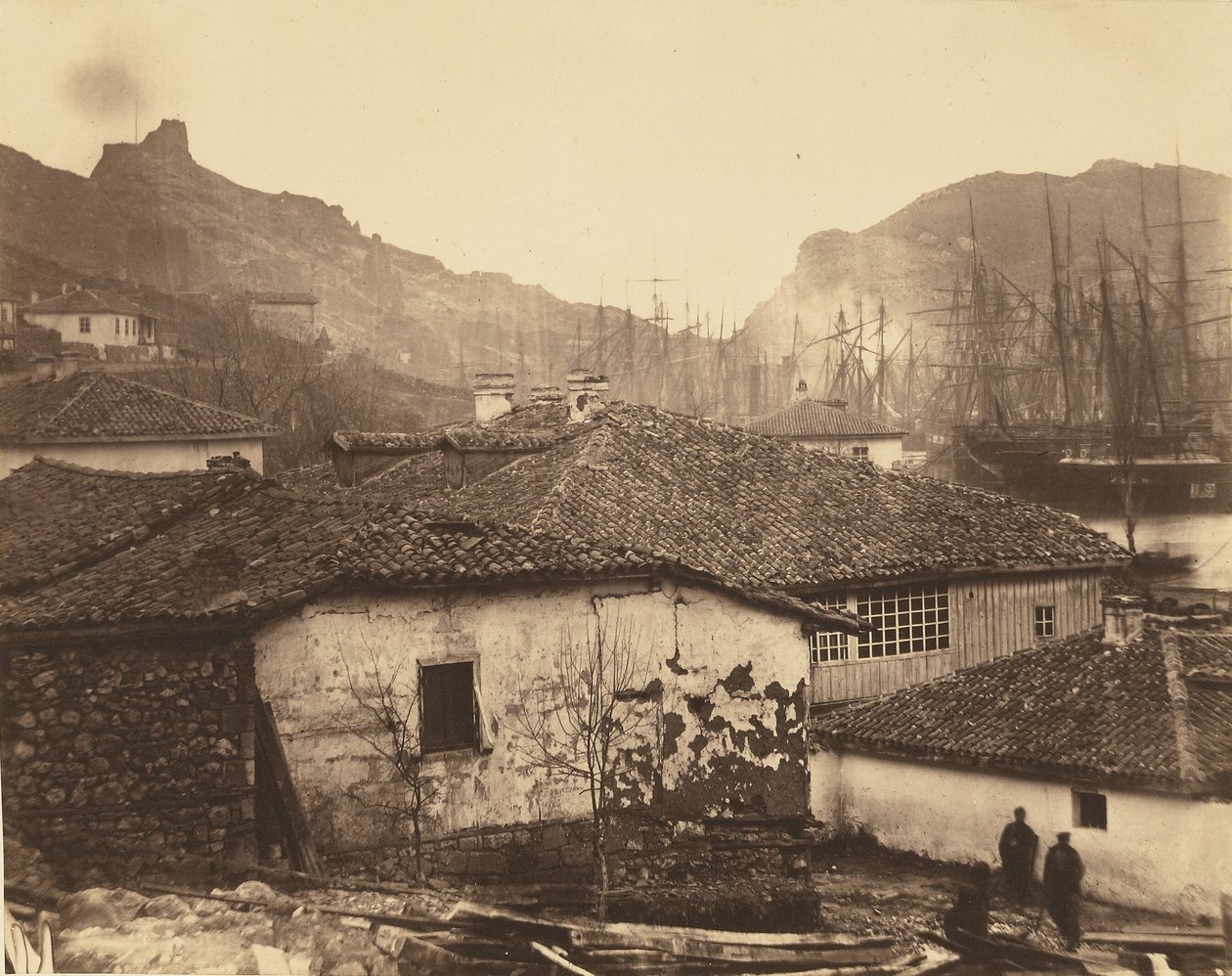 Mökkejä Balaklavassa tekijältä Roger Fenton
