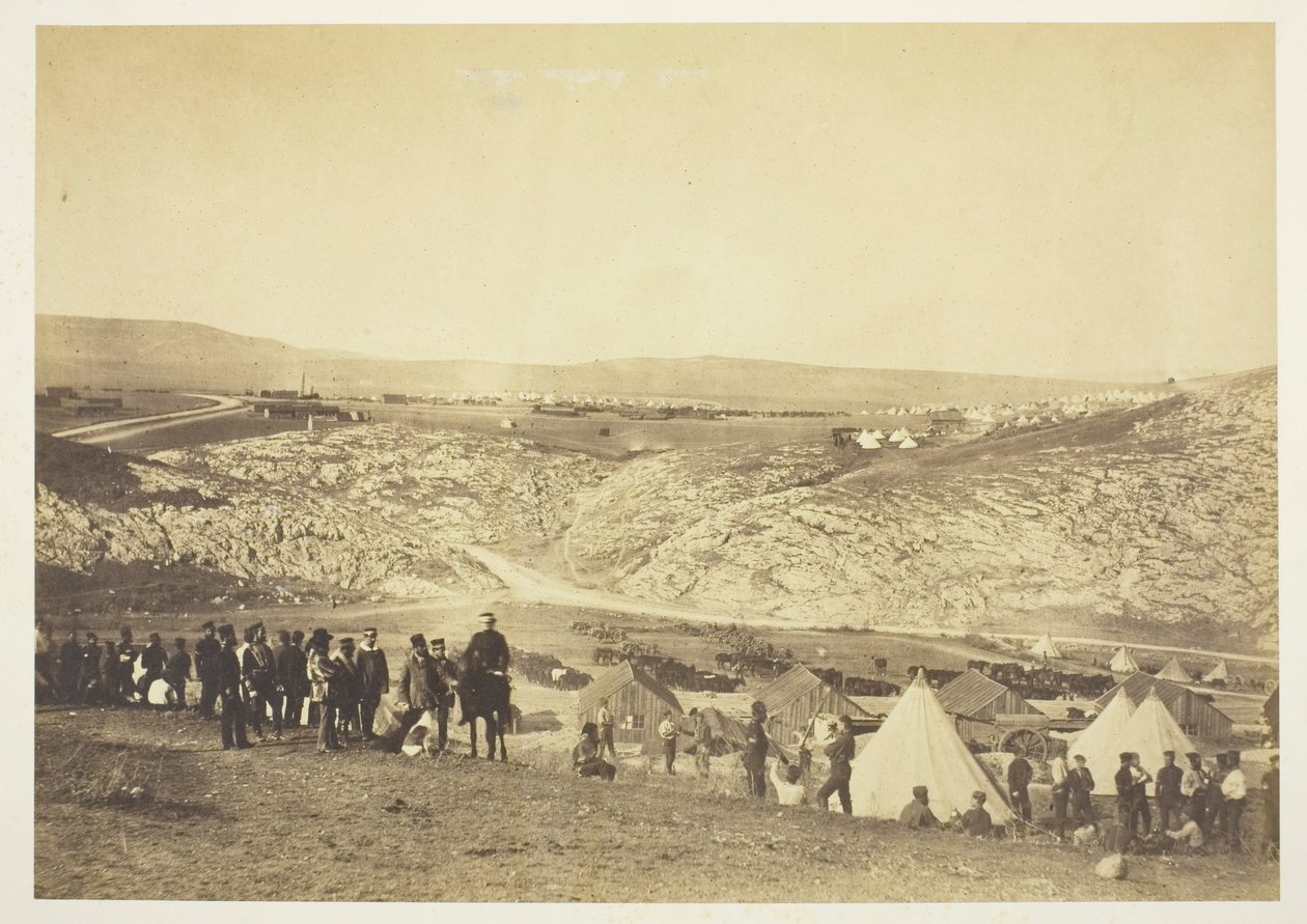 Hevostykistön leiri tekijältä Roger Fenton