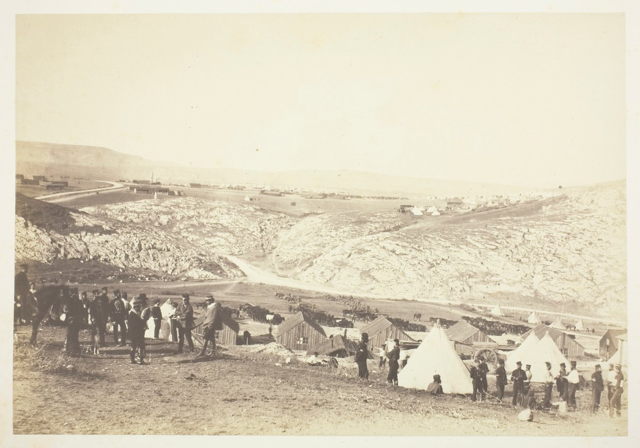 Hevostykistöjen leiri, 1855. tekijältä Roger Fenton