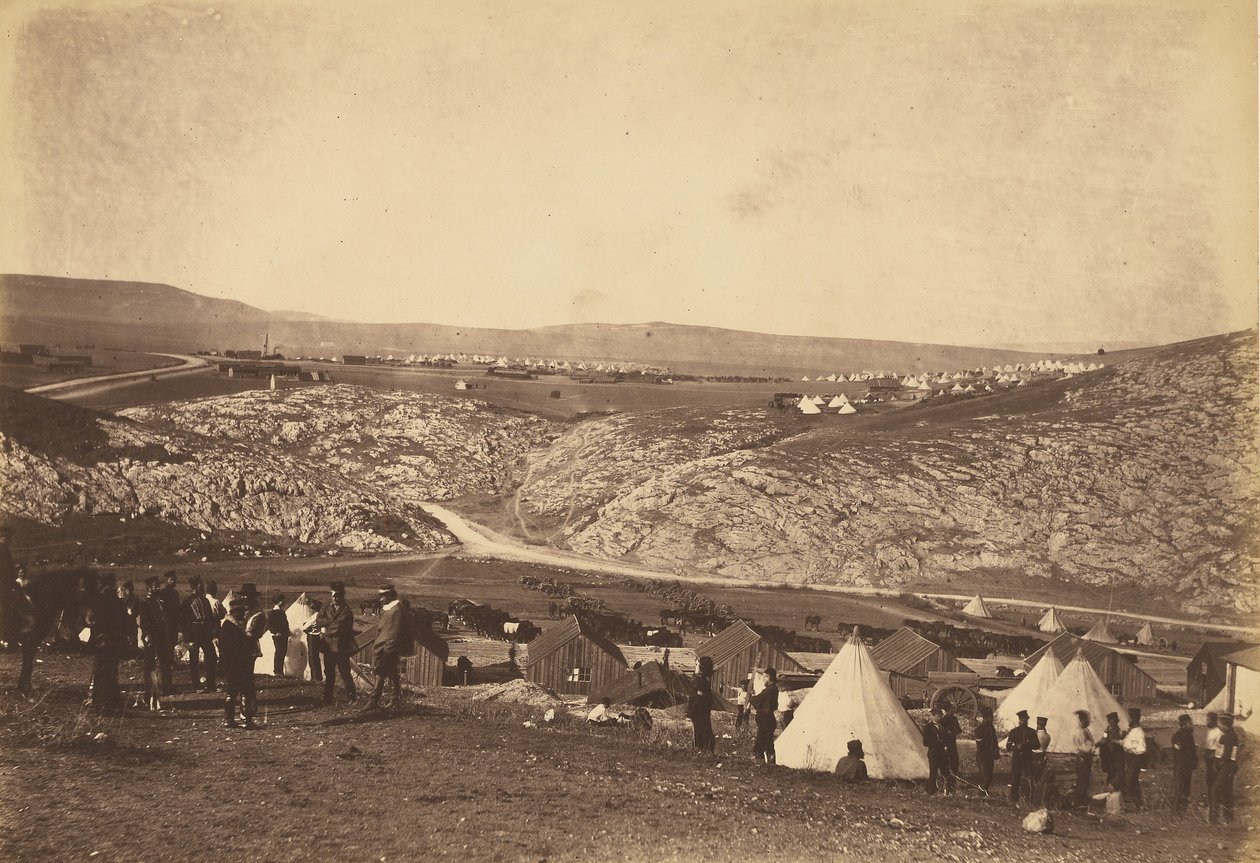 Hevostykistön leiri tekijältä Roger Fenton