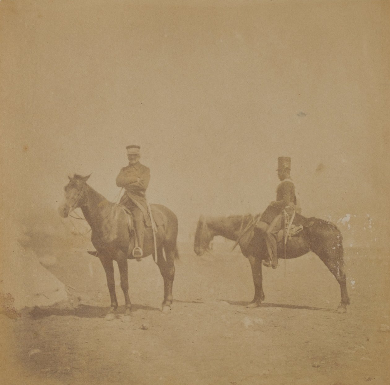 Kenraali Sir John Pennefather ja sankari, 1855 tekijältä Roger Fenton