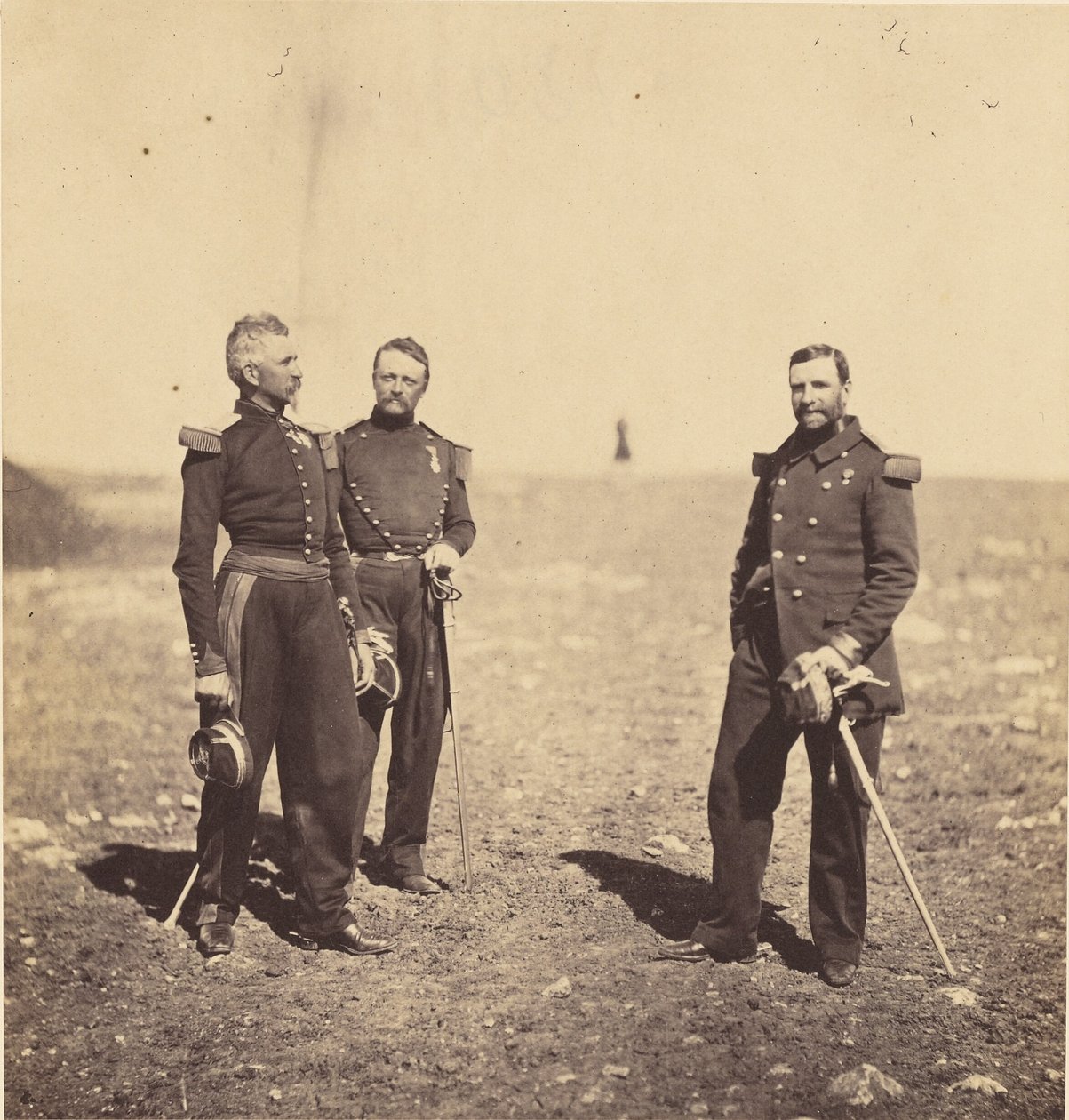 Kenraalit Labousiniere ja Beuret. tekijältä Roger Fenton