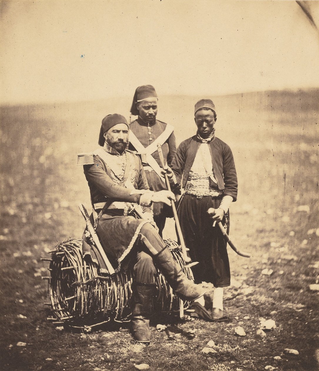 Ismail pasha ja avustajat tekijältä Roger Fenton