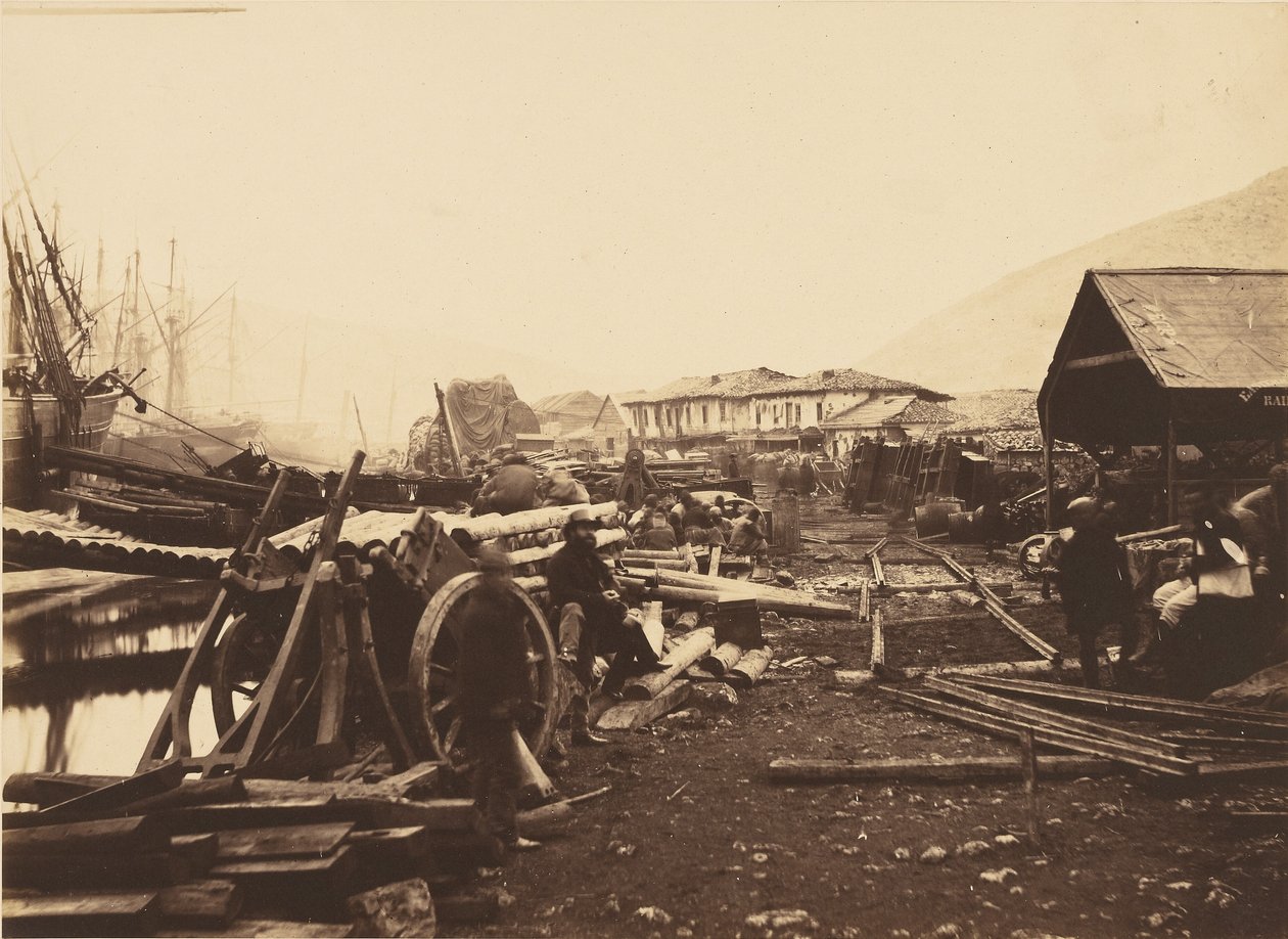 Landing Place Rautatievarastot, Balaklava tekijältä Roger Fenton