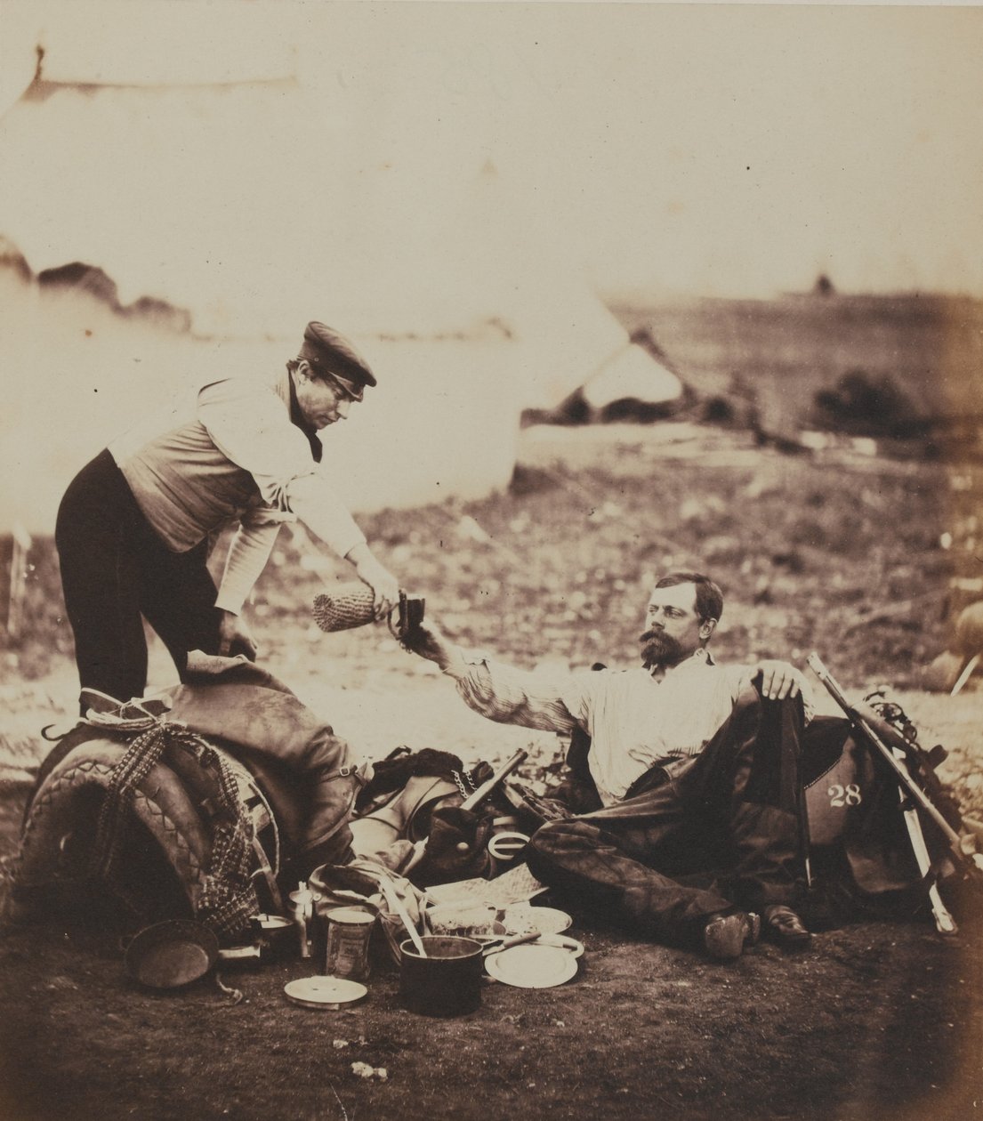 Everstiluutnantti Edmund Hallewell, 28. (The North Gloucestershire) jalkaväkirykmentti, Krimin sotaan liittyvistä 52 valokuvasta koostuvasta albumista. tekijältä Roger Fenton