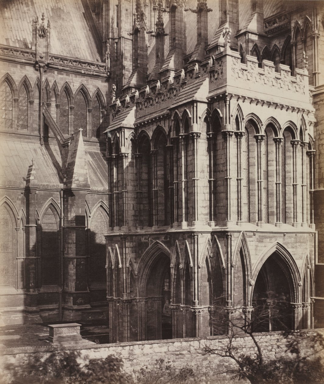 Lincolnin katedraali: Galilean kuisti, n. 1857. tekijältä Roger Fenton