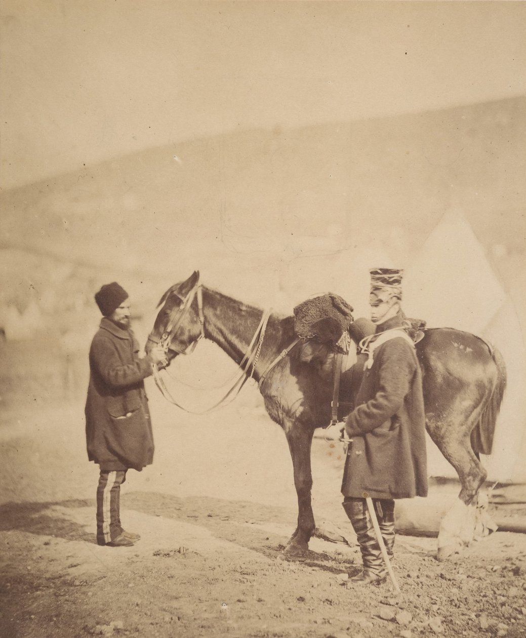 Kenraalimajuri A. H. King, 1855. tekijältä Roger Fenton