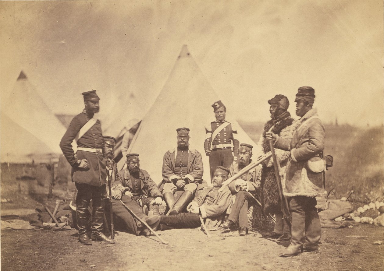89. rykmentin upseerit ja miehet. tekijältä Roger Fenton