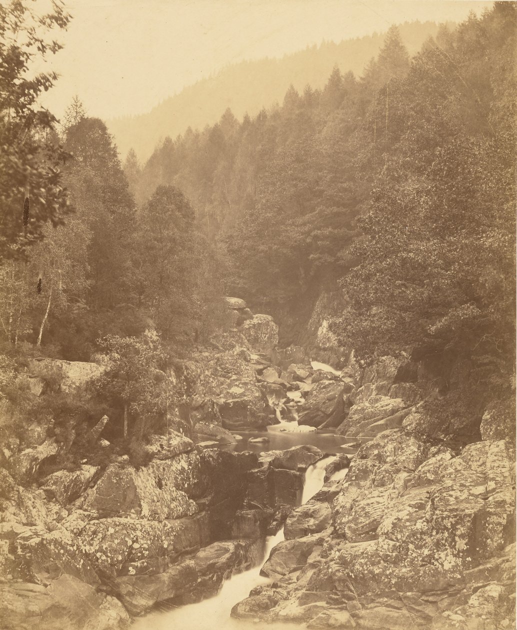 Llugwyn varrella, Swallow Fallsin alapuolella tekijältä Roger Fenton