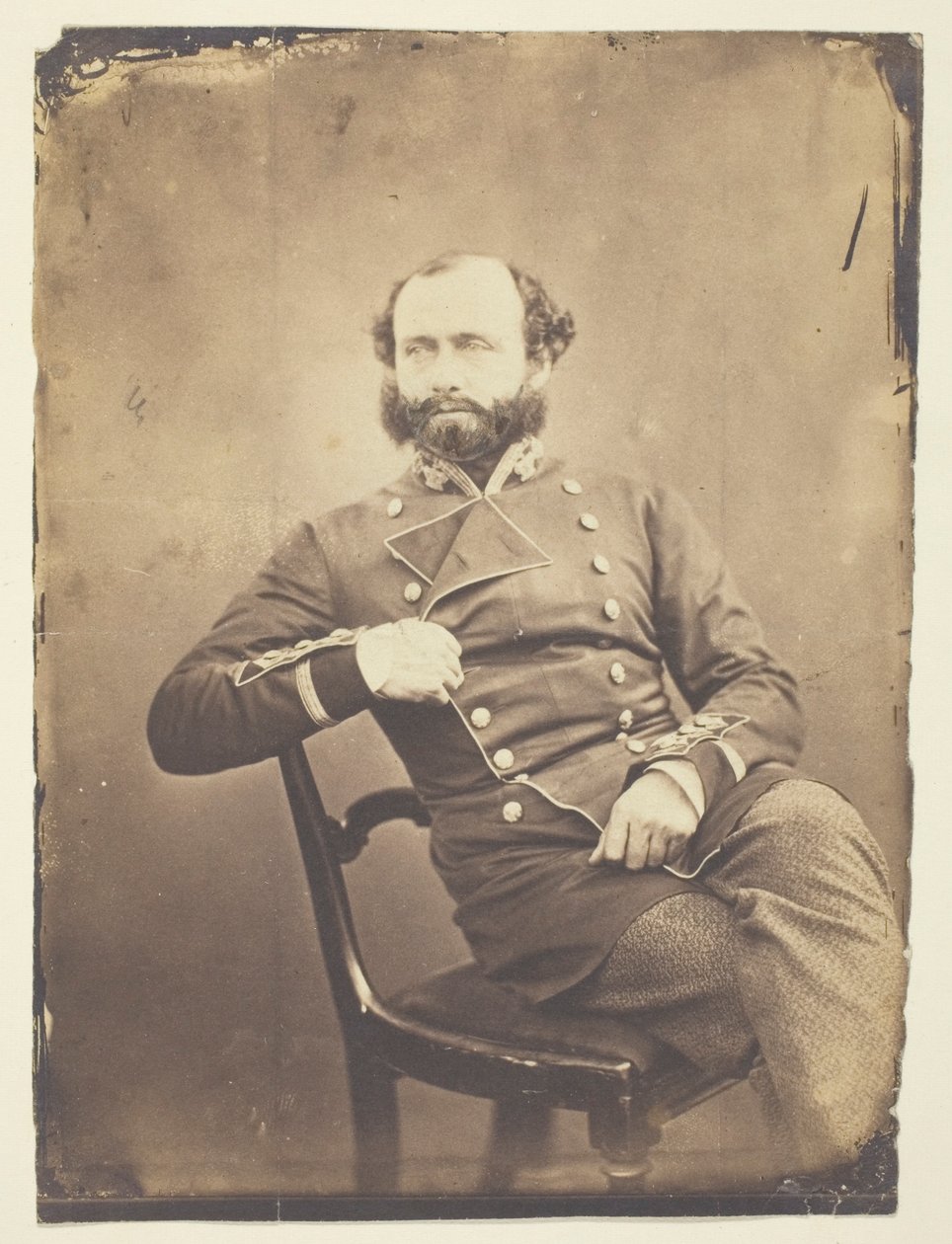 Sir Charles Ash Windham (1810-1870), kenraali; kuvattu Krimillä tekijältä Roger Fenton