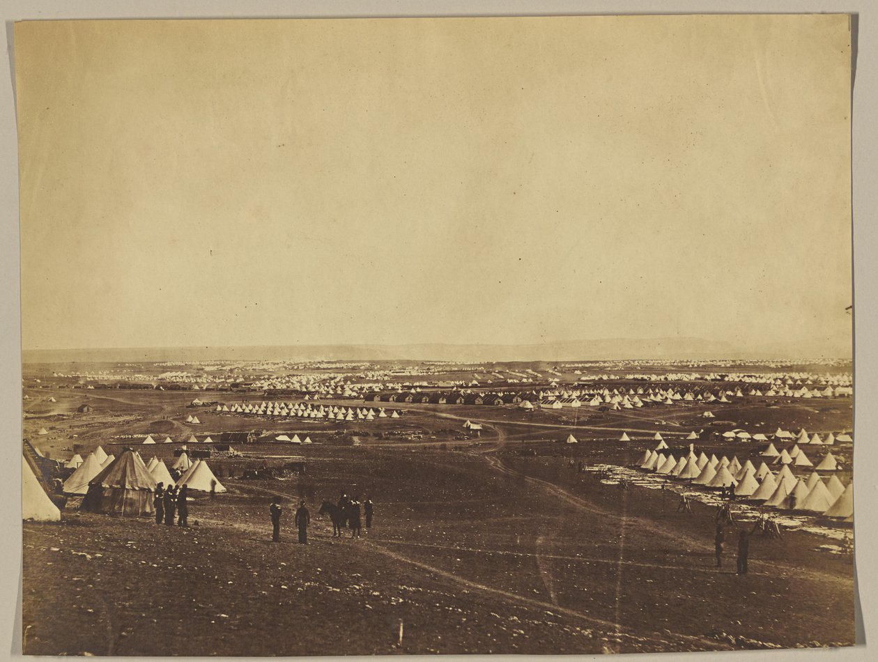 Liittoutuneiden leiri ennen Sebastopolia tekijältä Roger Fenton