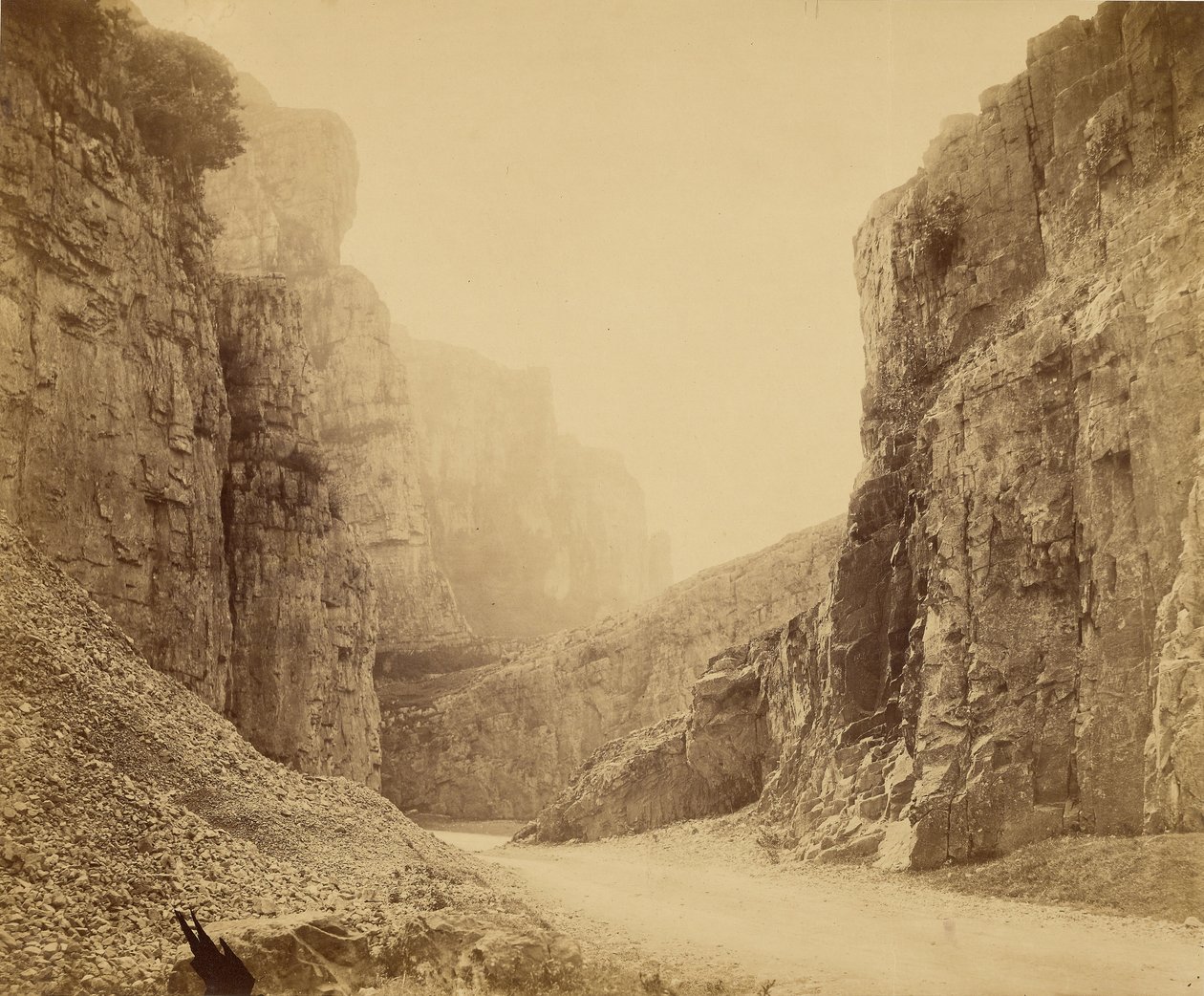 Cheddar Cliffs, Central Valley tekijältä Roger Fenton
