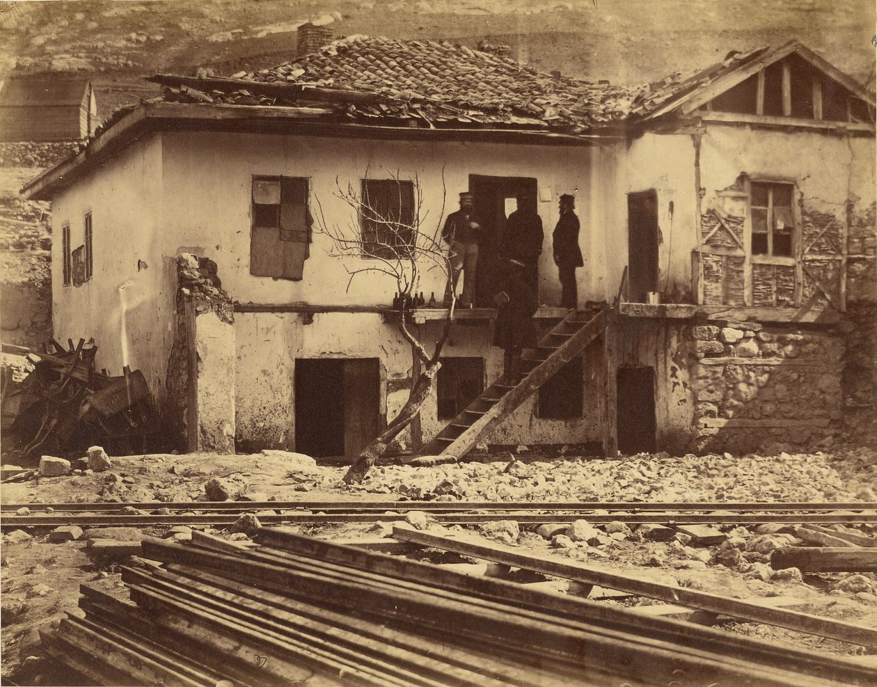 Vanha postitoimisto, Balaklava. tekijältä Roger Fenton