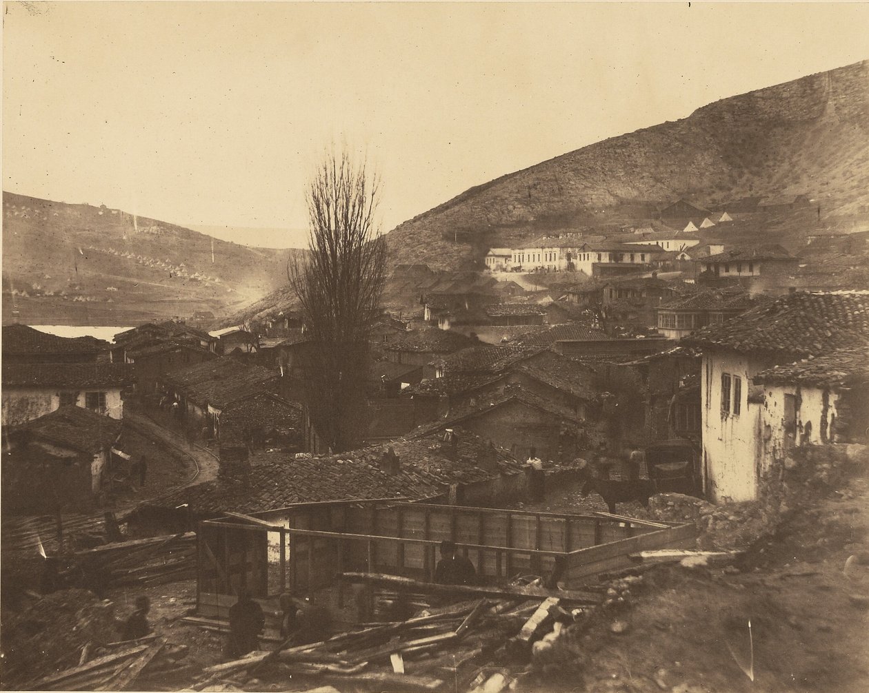Rautatiekatu Balaklavassa tekijältä Roger Fenton