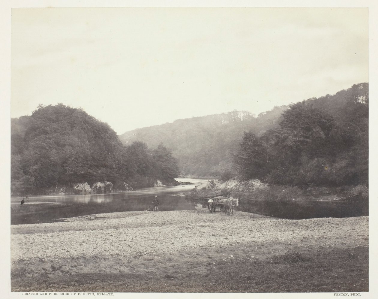 Vista del Ribble, Yorkshirefinnish tekijältä Roger Fenton