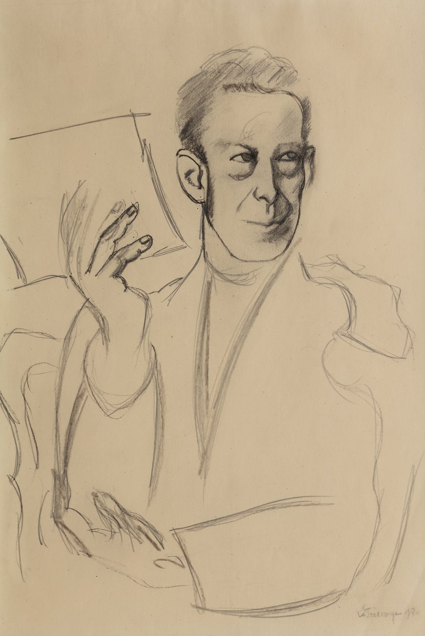 Tutkimus Jean-Louis Gampertin muotokuvaa varten tekijältä Roger de La Fresnaye