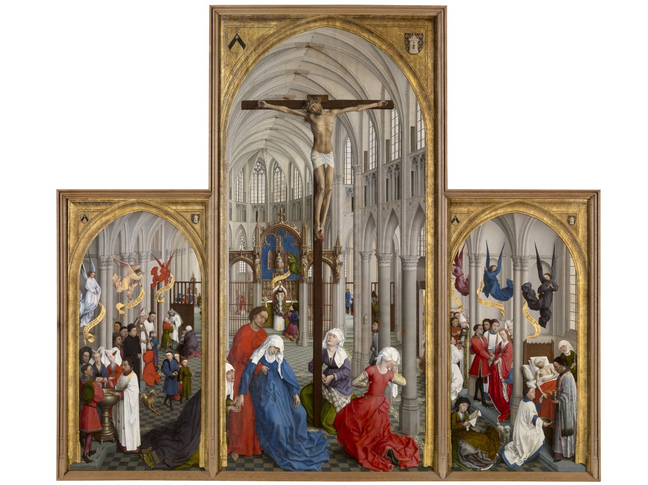 Seitsemän sakramentin alttaritaulu tekijältä Rogier van der Weyden
