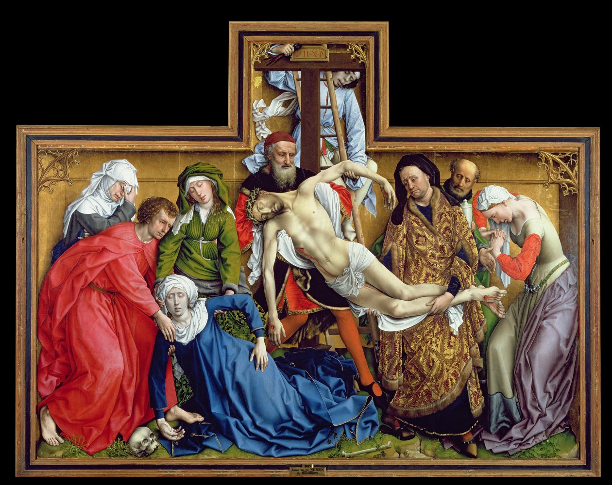 Laskeutuminen ristiltä, noin 1435 tekijältä Rogier van der Weyden