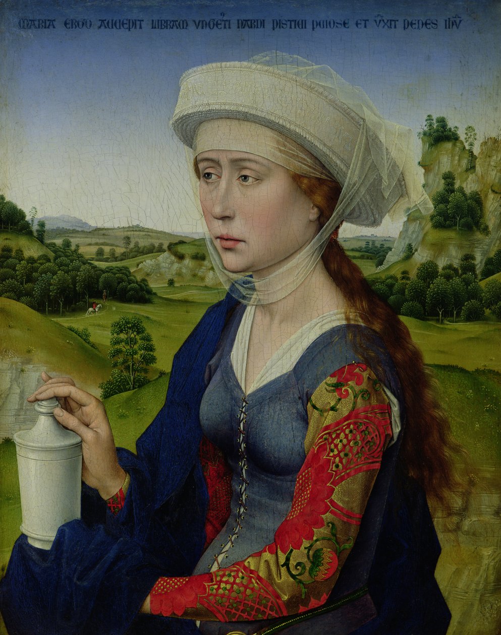 Maria Magdaleena, Braque-perheen Triptyykin oikeasta paneelista tekijältä Rogier van der Weyden