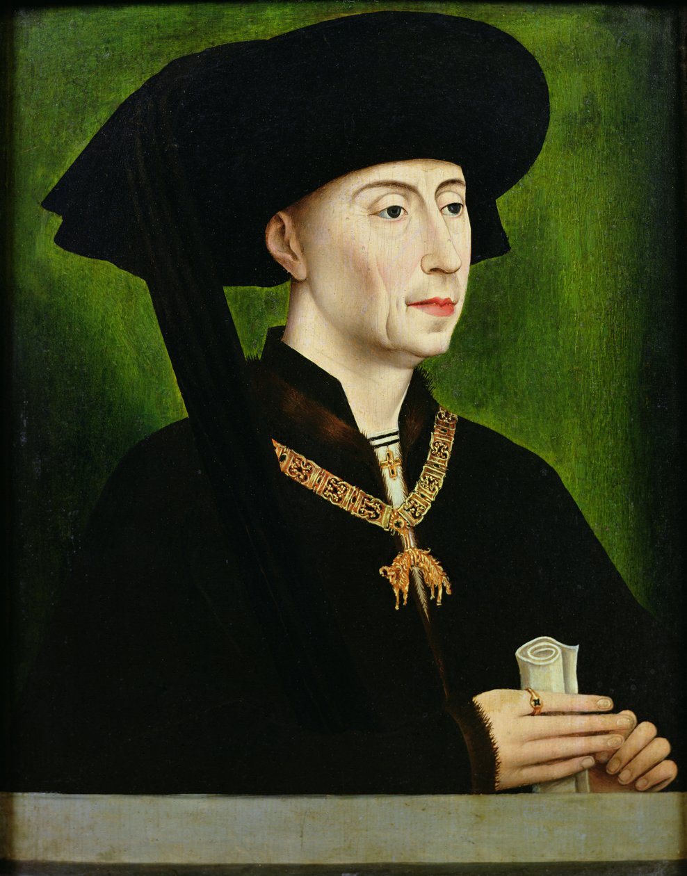 Philippe le Bonin (1396-1467) Bourgognen herttua muotokuva tekijältä Rogier van der Weyden