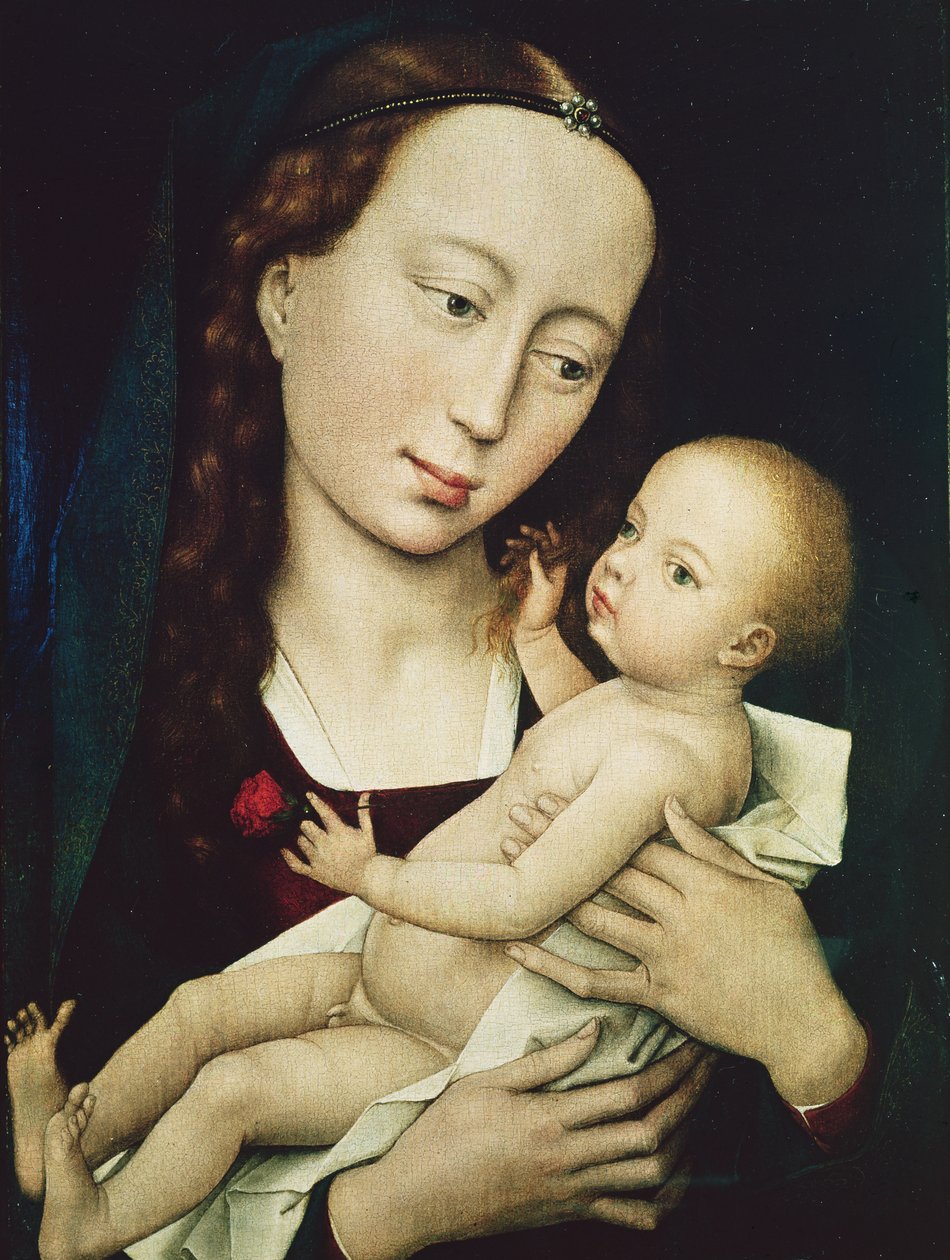 Neitsyt ja lapsi, 1455 tekijältä Rogier van der Weyden