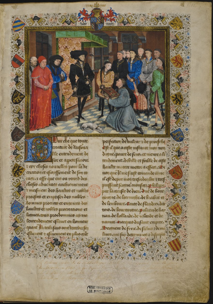 Chroniques de Hainautin etukuva tekijältä Rogier van der Weyden