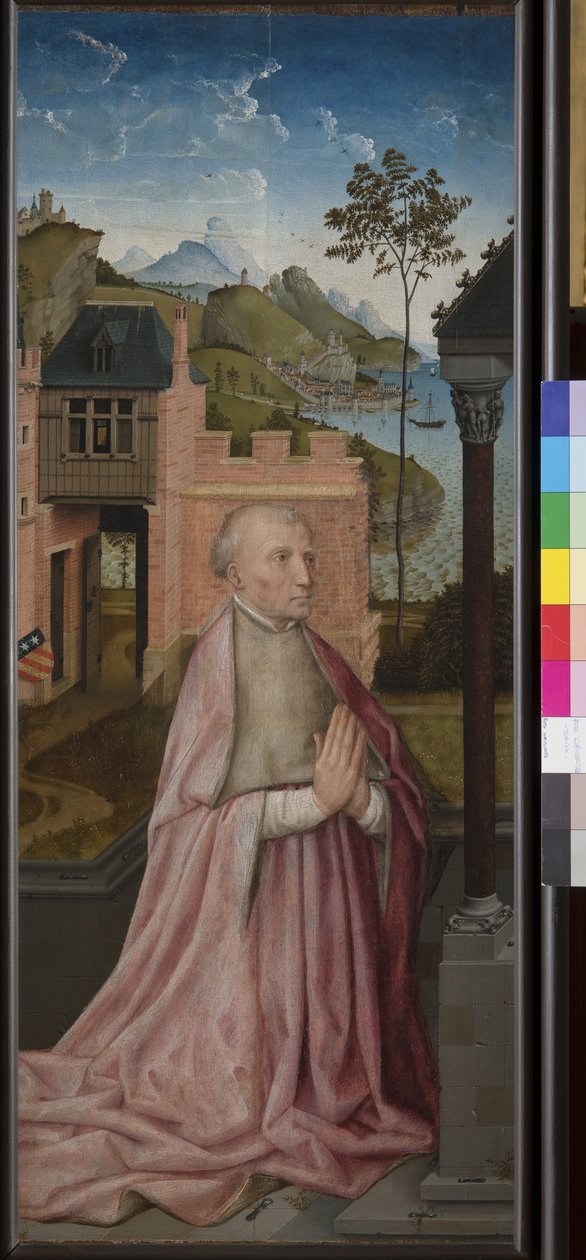 Omistaja rukouksessa, n. 1435 (tempera ja öljy aluksella) tekijältä Rogier van der (workshop of) Weyden