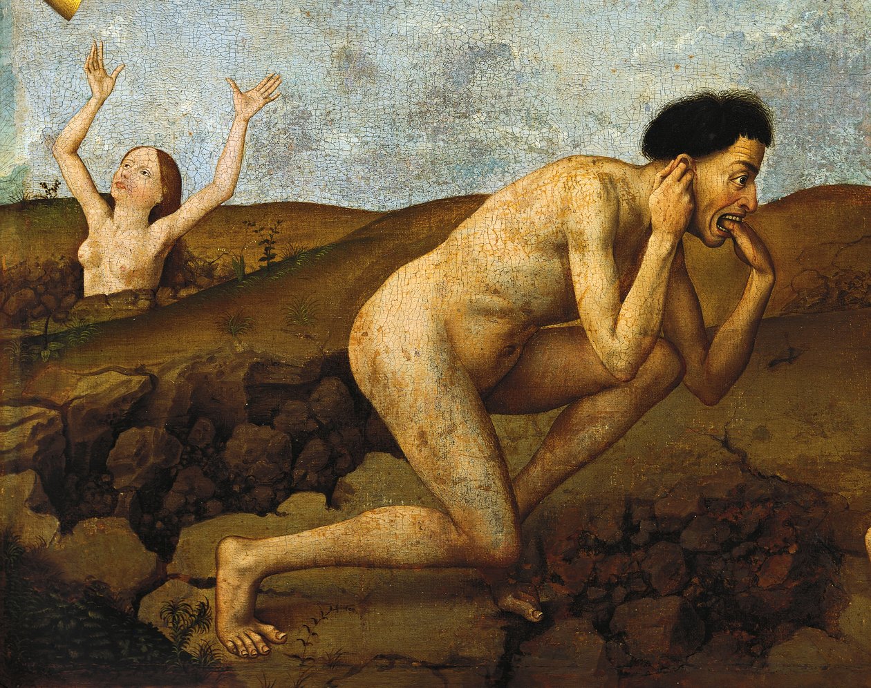 Maldito rumo ao inferno, detalhe finlandês do retábulo do Juízo Final tekijältä Rogier van der Weyden