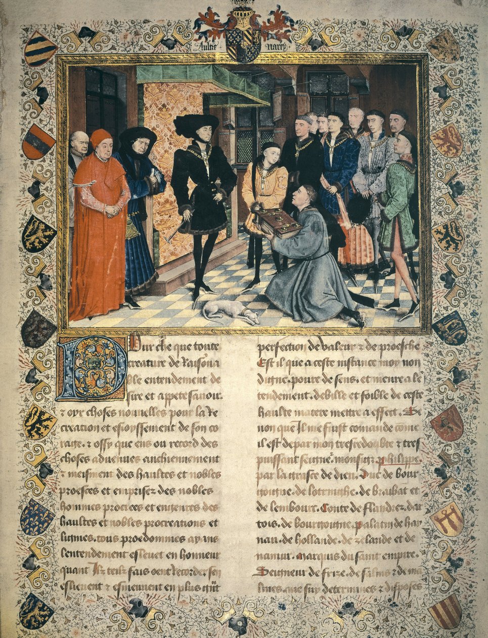 Jean Wauquelin (kuollut 1452) esittelee Hainaut
