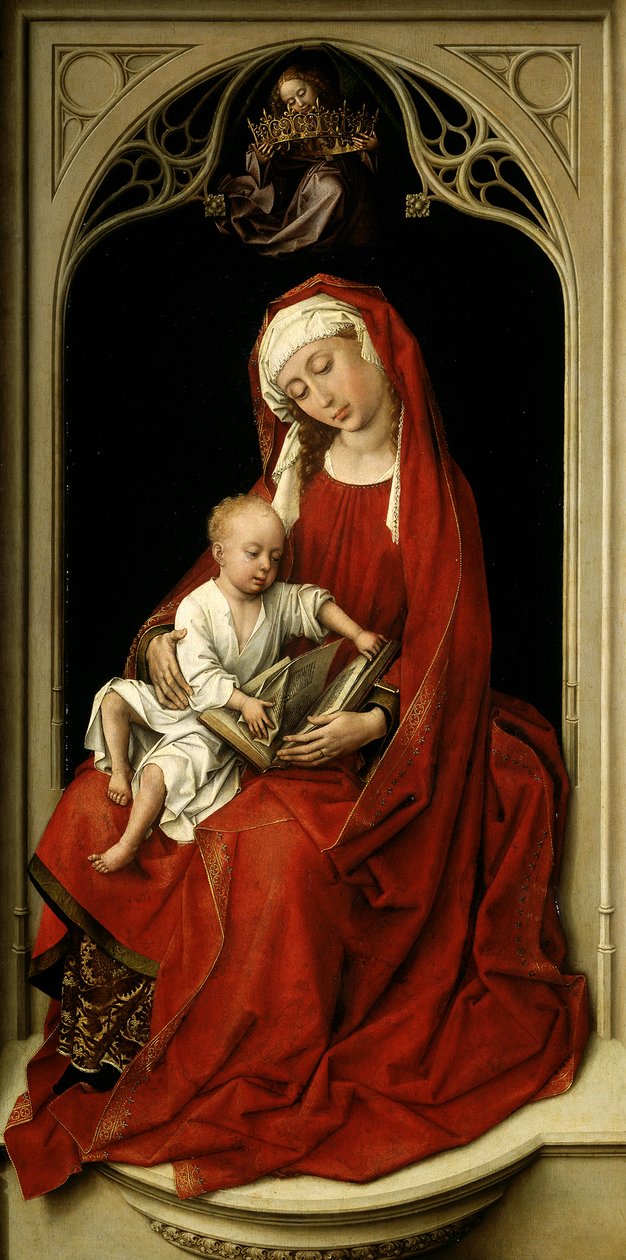 Madonna ja lapsi, 1435-1438 tekijältä Rogier van der Weyden